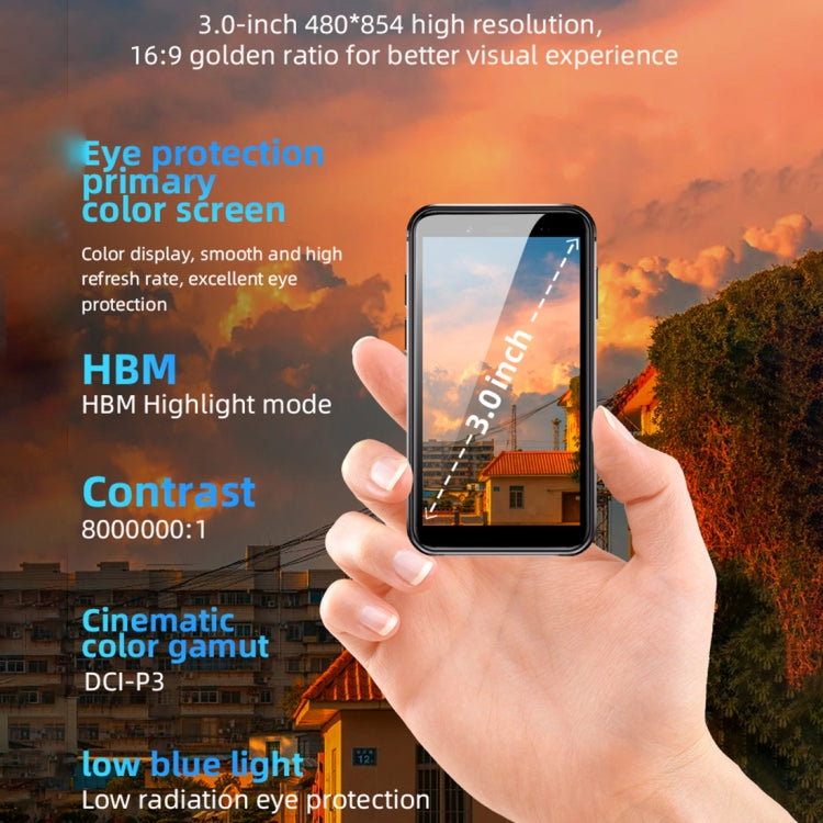 SOYES i14 Mini Smart Card Phone, 2GB+32GB, 3.0 inch Android 8.1 MTK6580 Quad Core 1.3GHz, Network: 3G, Dual SIM, Global Version with Google Play(White)