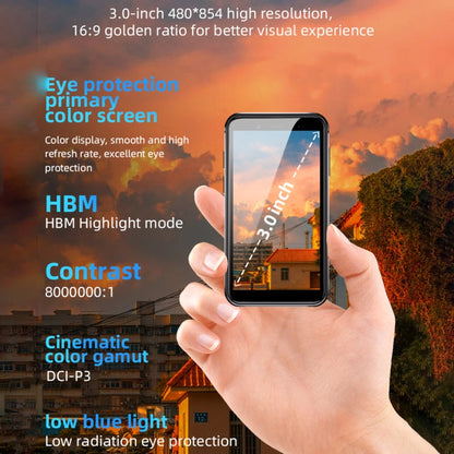 SOYES i14 Mini Smart Card Phone, 2GB+32GB, 3.0 inch Android 8.1 MTK6580 Quad Core 1.3GHz, Network: 3G, Dual SIM, Global Version with Google Play(Black)