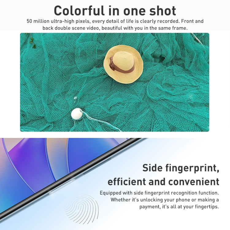 Honor Play 40 Plus 5G RKY-AN00, 8 Go+256 Go, appareil photo 50 Mpx, version chinoise
