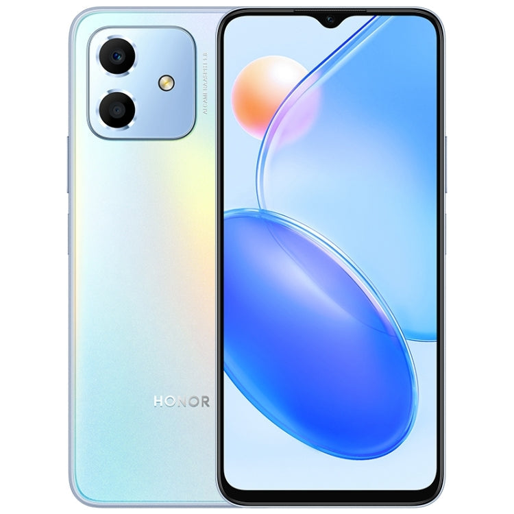 Honor Play6C 5G VNE-AN40, 6GB+128GB, China Version, Dual Back Cameras, Side Fingerprint Identification, 5000mAh Battery, 6.5 inch Magic UI 5.0 (Android R) Qualcomm Snapdragon 480 Plus Octa Core up to 2.2GHz, Network: 5G, Not Support Google Play(Silver)