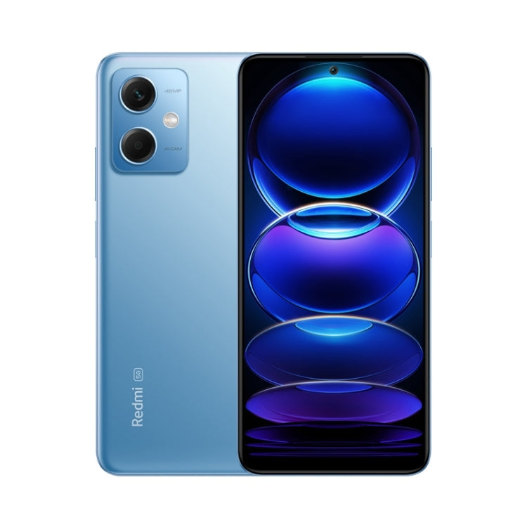 Xiaomi Redmi Note 12 5G, 48MP Camera, 8GB+256GB, Dual Back Cameras, 5000mAh Battery, Side Fingerprint Identification, 6.67 inch MIUI 13 Qualcomm Snapdragon 4 Gen1 Octa Core up to 2.0GHz, Network: 5G, Dual SIM, IR, Not Support Google Play(Blue)