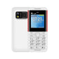 SERVO BM5310 Mini téléphone portable, clavier russe, 1,33 pouces, MTK6261D, 21 touches, prend en charge le Bluetooth, la FM, le son magique, l'enregistrement automatique des appels, le GSM, Triple SIM (Blanc)