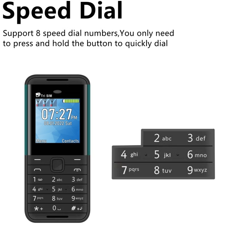 SERVO BM5310 Mini Mobile Phone, Russian Key, 1.33 inch, MTK6261D, 21 Keys, Support Bluetooth, FM, Magic Sound, Auto Call Record, GSM, Triple SIM (Red)