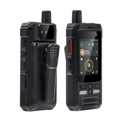 UNIWA F80S Talkie-walkie, Téléphone robuste, 1 Go+8 Go, Étanche anti-poussière antichoc, Batterie 5300 mAh, Écran 2,4 pouces Android 10 Spreadtrum SL8541E Quad Core jusqu'à 1,4 GHz, Réseau : 4G, Double SIM, PoC, SOS (Noir)