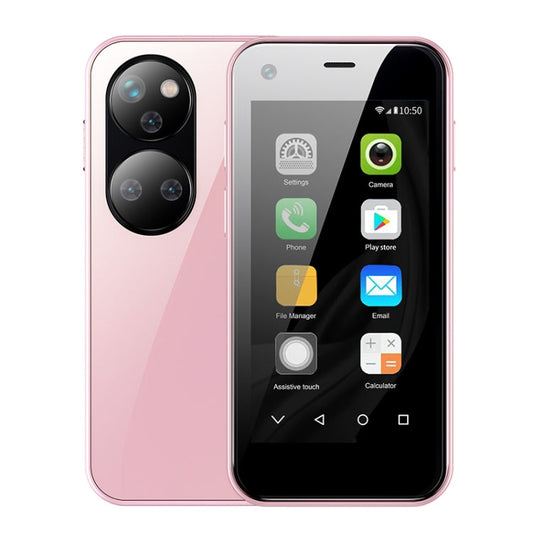 SOYES P40, 1 Go+8 Go, 2,5 pouces MTK6580 Quad Core jusqu'à 1,3 GHz, Bluetooth, WiFi, FM, Réseau: 3G, Double SIM (Rose)