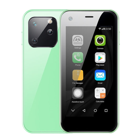 SOYES XS13, 1 Go+8 Go, 2,5 pouces MTK6580 Quad Core jusqu'à 1,3 GHz, Bluetooth, WiFi, FM, Réseau : 3G, Double SIM (Vert)