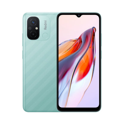 Xiaomi Redmi 12C, 50MP Camera, 4GB+128GB, 5000mAh Battery, Face ID & Fingerprint Identification, 6.71 inch MIUI 13 MediaTek Helio G85 Octa Core up to 2.0GHz, Network: 4G, Dual SIM, Not Support Google Play(Mint Green)