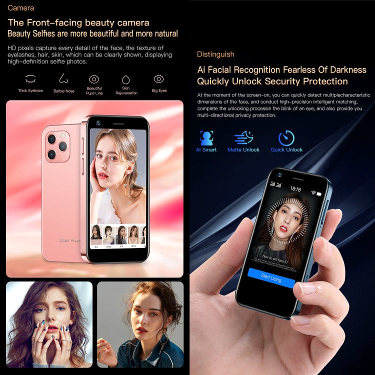 SOYES XS12 Pro, 2GB+16GB, 3.0 inch Android 10.0 MTK6750 Octa Core, Bluetooth, WiFi, OTG, Network: 4G, Dual SIM, Support Google Play (Blue)