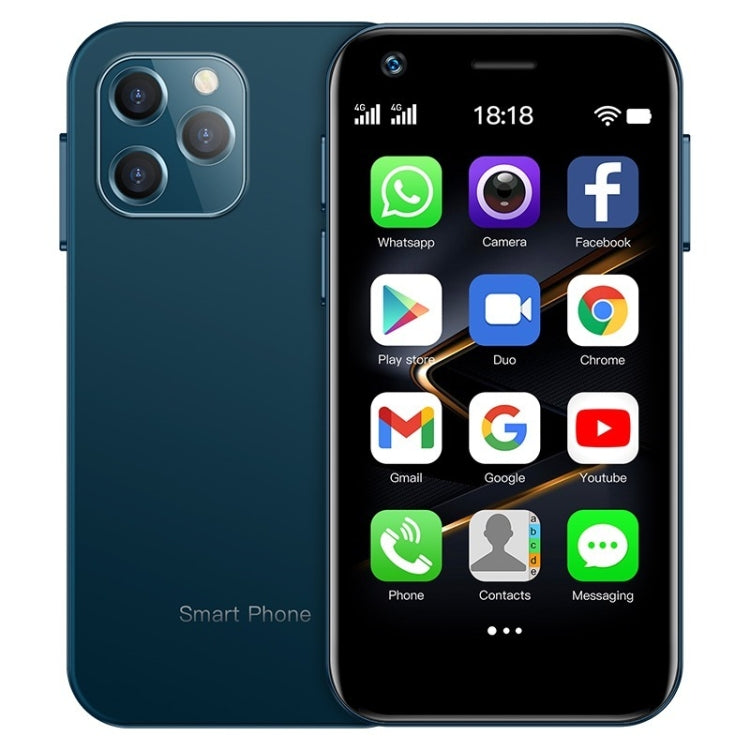 SOYES XS12 Pro, 4GB+64GB 3.0 inch Android 10.0 MTK6750 Octa Core, Bluetooth, WiFi, FM, OTG, Network: 4G, Dual SIM, Support Google Play  (Blue)
