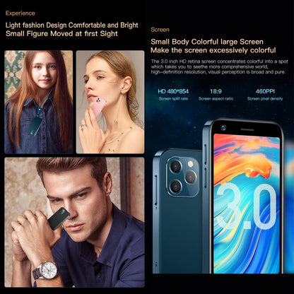 SOYES XS12 Pro, 4GB+32GB, 3.0 inch Android 10.0 MTK6750 Octa Core, Bluetooth, WiFi, FM, OTG, Network: 4G, Dual SIM, Support Google Play (Pink)