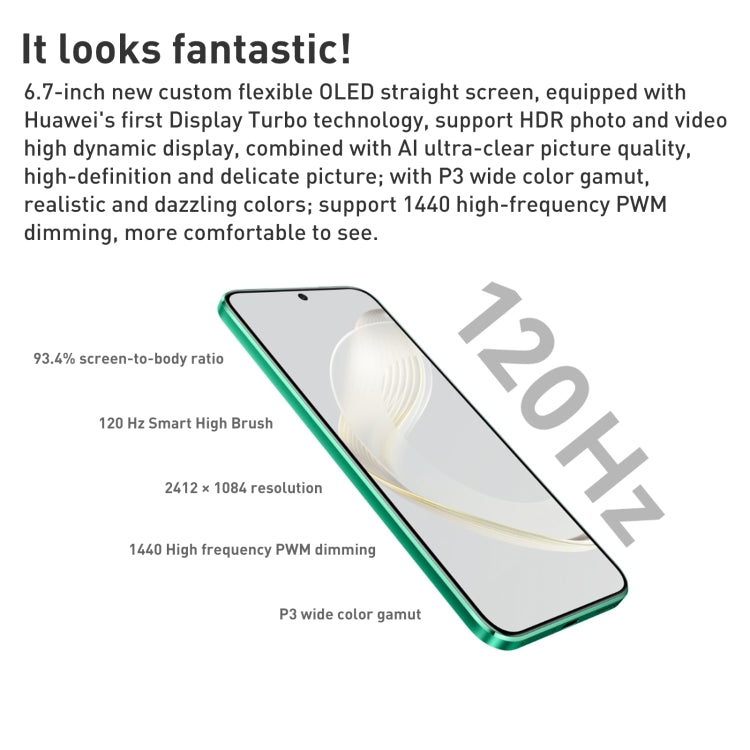 HUAWEI nova 11 FOA-AL00, appareil photo frontal 60 MP, 256 Go, version chinoise