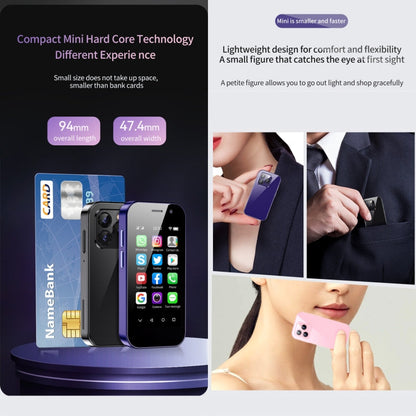 SOYES 14 Pro, 2GB+16GB, Face Recognition, 3.0 inch Android 9.0 MTK6739CW Quad Core up to 1.28GHz, OTG, Network: 4G, Dual SIM, Support Google Play (Black)