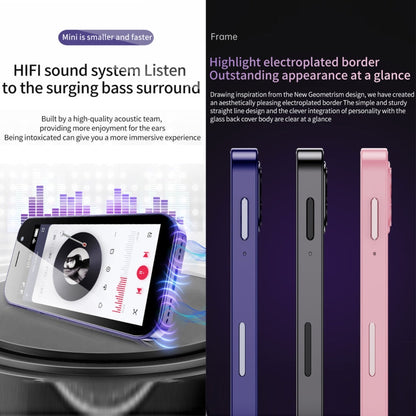 SOYES 14 Pro, 2 Go+16 Go, reconnaissance faciale, 3,0 pouces Android 9.0 MTK6739CW Quad Core jusqu'à 1,28 GHz, OTG, réseau : 4G, double carte SIM, prend en charge Google Play (violet)
