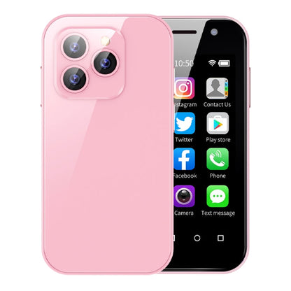 SOYES 14 Pro, 3 Go + 32 Go, reconnaissance faciale, Android 9.0 MTK6739CW Quad Core 3.0 pouces jusqu'à 1.28 GHz, OTG, Réseau : 4G, double SIM, support Google Play (Rose)