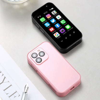 SOYES 14 Pro, 3 Go + 32 Go, reconnaissance faciale, Android 9.0 MTK6739CW Quad Core 3.0 pouces jusqu'à 1.28 GHz, OTG, Réseau : 4G, double SIM, support Google Play (Rose)