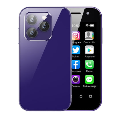 SOYES 14 Pro, 3 Go + 32 Go, Reconnaissance Faciale, Écran 3.0 Pouces Android 9.0 MTK6739CW Quad Core jusqu'à 1.28 GHz, OTG, Réseau : 4G, Double SIM, Support Google Play (Violet)