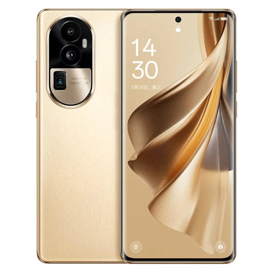 OPPO Reno10 Pro+ 5G, 16GB+512GB, 64MP Camera, Triple Back Cameras, Screen Fingerprint Identification, 6.74 inch ColorOS 13.1 / Android 13 Qualcomm Snapdragon 8+ Gen 1 Octa Core up to 2.995GHz, Network: 5G, NFC, OTG (Gold)