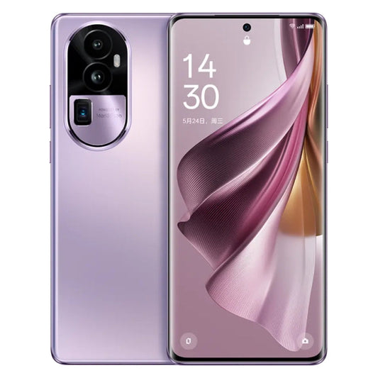 OPPO Reno10 Pro+ 5G, 16GB+512GB, 64MP Camera, Triple Back Cameras, Screen Fingerprint Identification, 6.74 inch ColorOS 13.1 / Android 13 Qualcomm Snapdragon 8+ Gen 1 Octa Core up to 2.995GHz, Network: 5G, NFC, OTG (Purple)