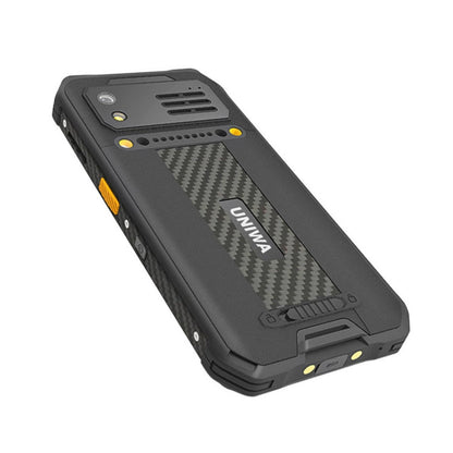 Téléphone durci UNIWA M512 version scan 2D, 4 Go+64 Go, étanche IP65, antichoc, batterie 4100 mAh, Android 12 MTK6762 Octa Core jusqu'à 2,0 GHz, réseau : 4G, NFC (Noir)