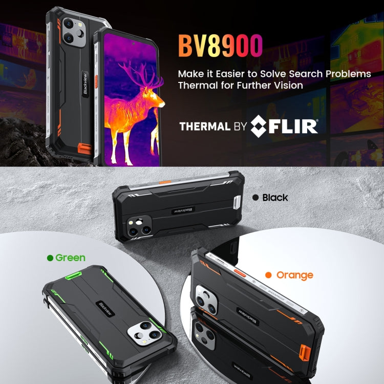 [HK Warehouse] Blackview BV8900 Rugged Phone, Thermal Imaging Camera, 8GB+256GB