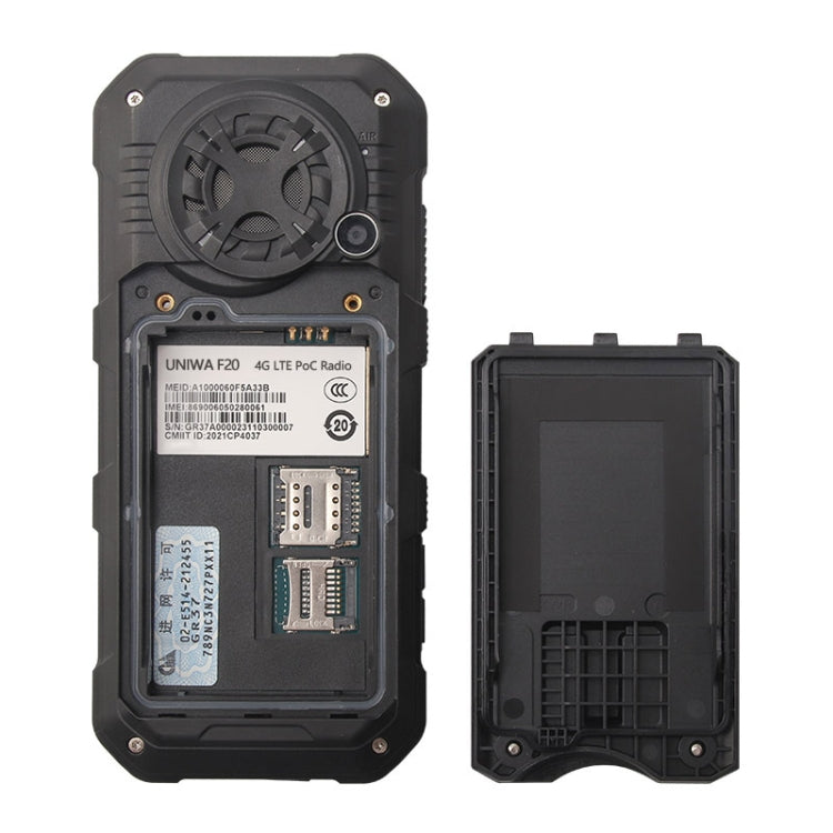 UNIWA F20 Walkie Talkie Rugged Phone, 1GB+8GB, 2.4 inch Android 8.0 Go Mediatek MT6739 Quad Core up to 1.5GHz, Network: 4G,  PoC (Black)