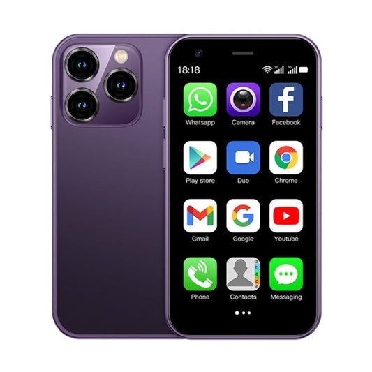 SOYES XS15, 2 Go+16 Go, 3.0 pouces Android 8.1 MTK6580 Quad Core jusqu'à 1.3 GHz, Bluetooth, WiFi, GPS, Réseau : 3G, Double SIM (Violet)