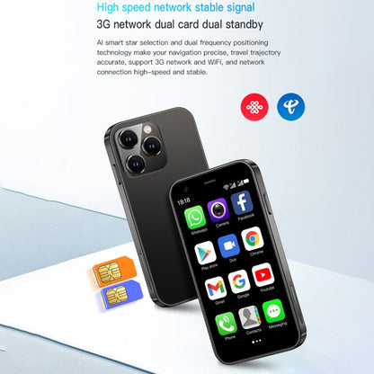 SOYES XS15, 2 Go+16 Go, 3,0 pouces Android 8.1 MTK6580 Quad Core jusqu'à 1,3 GHz, Bluetooth, WiFi, GPS, Réseau : 3G, Double SIM (Noir)