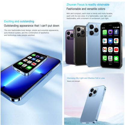 SOYES XS15, 2 Go+16 Go, 3,0 pouces Android 8.1 MTK6580 Quad Core jusqu'à 1,3 GHz, Bluetooth, WiFi, GPS, Réseau: 3G, Double SIM (Bleu)