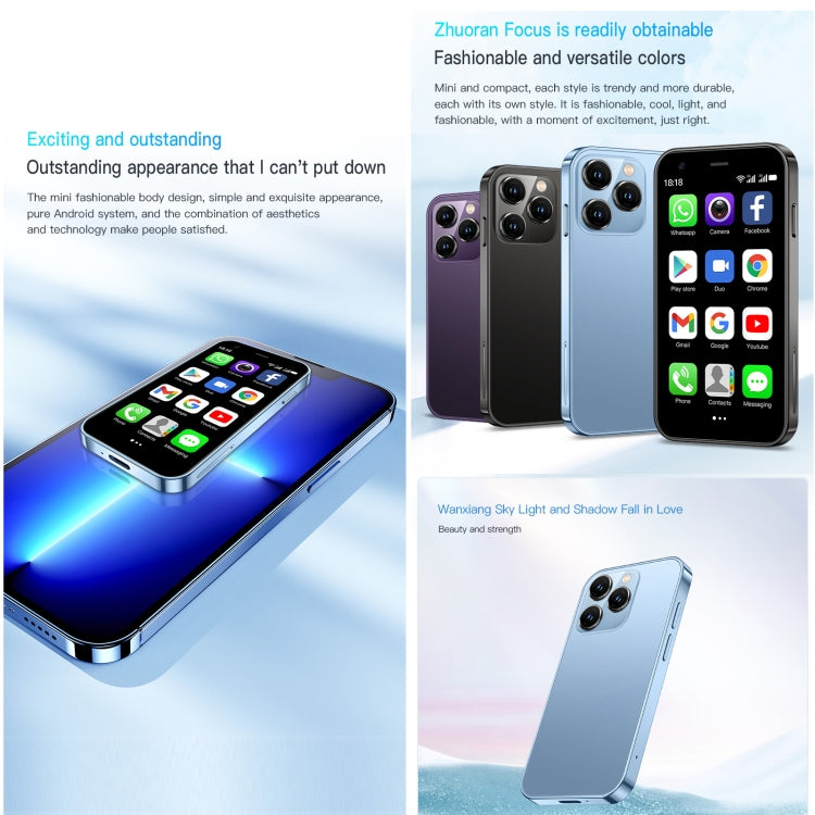 SOYES XS15, 2 Go+16 Go, 3,0 pouces Android 8.1 MTK6580 Quad Core jusqu'à 1,3 GHz, Bluetooth, WiFi, GPS, Réseau : 3G, Double SIM (Noir)