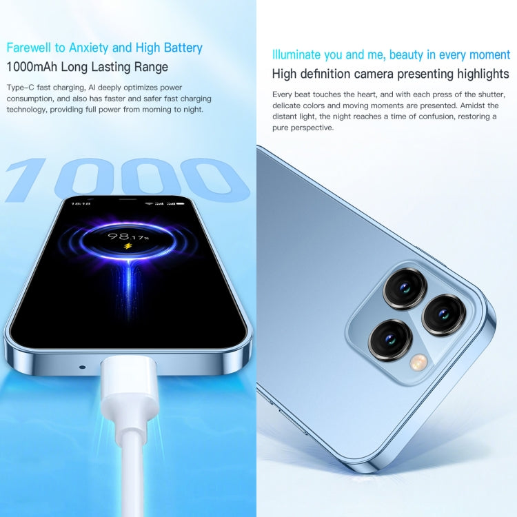 SOYES XS15, 2 Go+16 Go, 3,0 pouces Android 8.1 MTK6580 Quad Core jusqu'à 1,3 GHz, Bluetooth, WiFi, GPS, Réseau: 3G, Double SIM (Bleu)