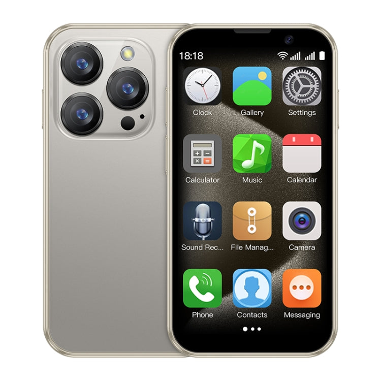 SOYES XS18 Pro, 2Go+16Go, 3,0 pouces Android 9.0 MTK6580 Quad Core, Réseau: 3G, Double SIM (Or)