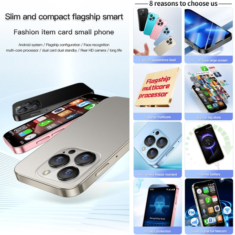 SOYES XS18 Pro, 2GB+16GB, 3.0 inch Android 9.0 MTK6580 Quad Core, Network: 3G, Dual SIM (Dark Blue)