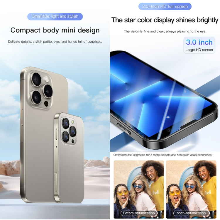 SOYES XS18 Pro, 2Go+16Go, 3,0 pouces Android 9.0 MTK6580 Quad Core, Réseau: 3G, Double SIM (Or)
