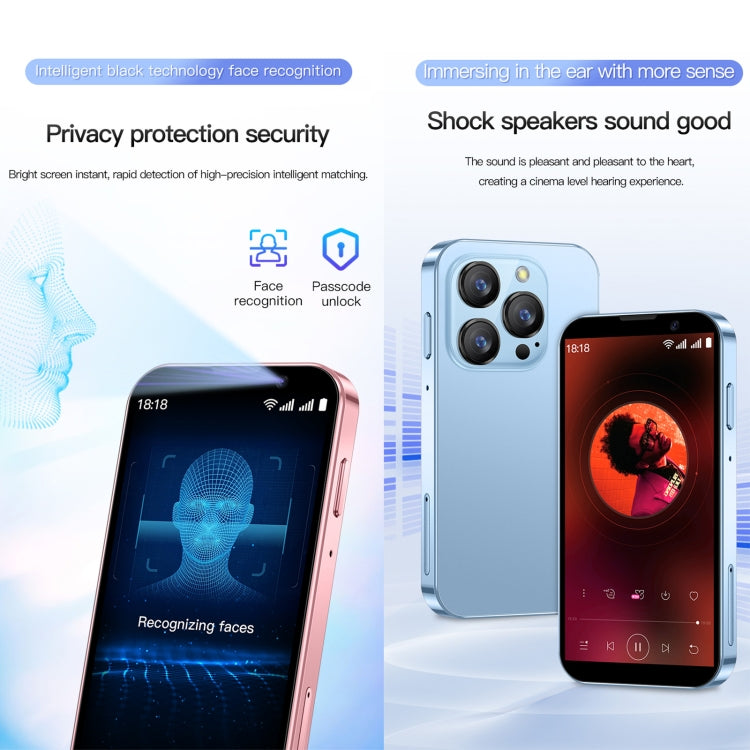 SOYES XS18 Pro, 2GB+16GB, 3.0 inch Android 9.0 MTK6580 Quad Core, Network: 3G, Dual SIM (Dark Blue)