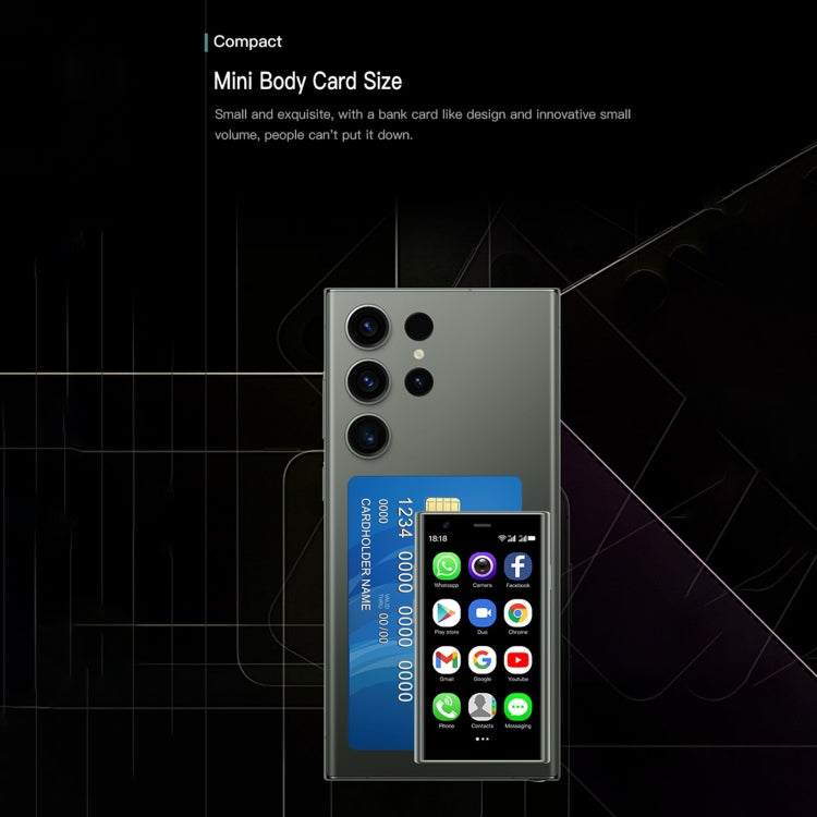 SOYES S23 Pro, 2GB+16GB, 3.0 inch Android 8.1 MTK6580 Quad Core up to 1.3GHz, Bluetooth, WiFi, GPS, Network: 3G, Dual SIM (Black)