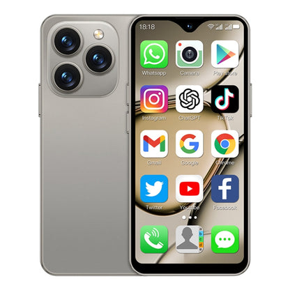 SOYES XS18 Pro Max, 2 Go+16 Go, Face ID, 4,3 pouces Android 8.1 MTK6737A Quad Core, Réseau : 4G, OTG, Double SIM (Gris)