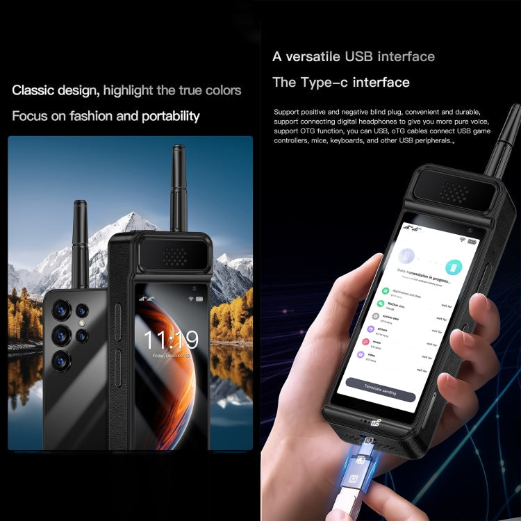 SOYES W88 Pro, 2GB+16GB, 4600mAh Battery, 4.0 inch Android 12 MTK6739CW Quad Core, Network: 4G, OTG, Dual SIM (Black)