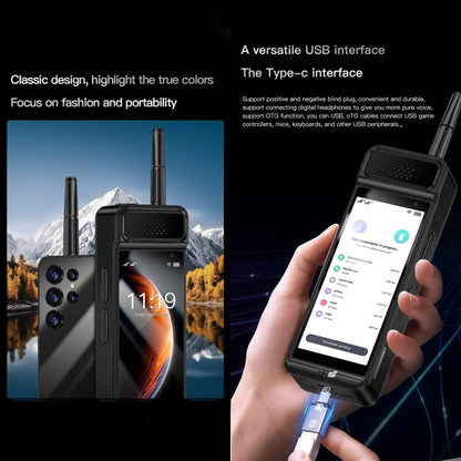 SOYES W88 Pro, 2GB+16GB, 4600mAh Battery, 4.0 inch Android 12 MTK6739CW Quad Core, Network: 4G, OTG, Dual SIM (Black)