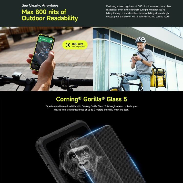 [Entrepôt HK] Ulefone Armor X31 Pro 5G, 8 Go+256 Go, Vision Nocturne, Téléphone Robuste IP68/IP69K, Écran 6,56 pouces Android 15 MediaTek Dimensity 6300 Octa Core, Réseau: 5G, NFC, OTG (Noir)