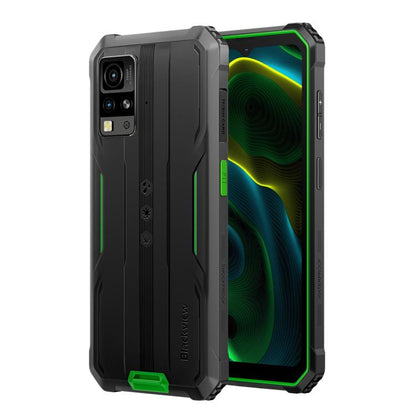 [HK Warehouse] Blackview BV4800 SE Rugged Phone, 4GB+64GB, 6.56 inch Android 15 UMS9320E T615 Octa Core, Network: 4G, OTG, NFC (Green)