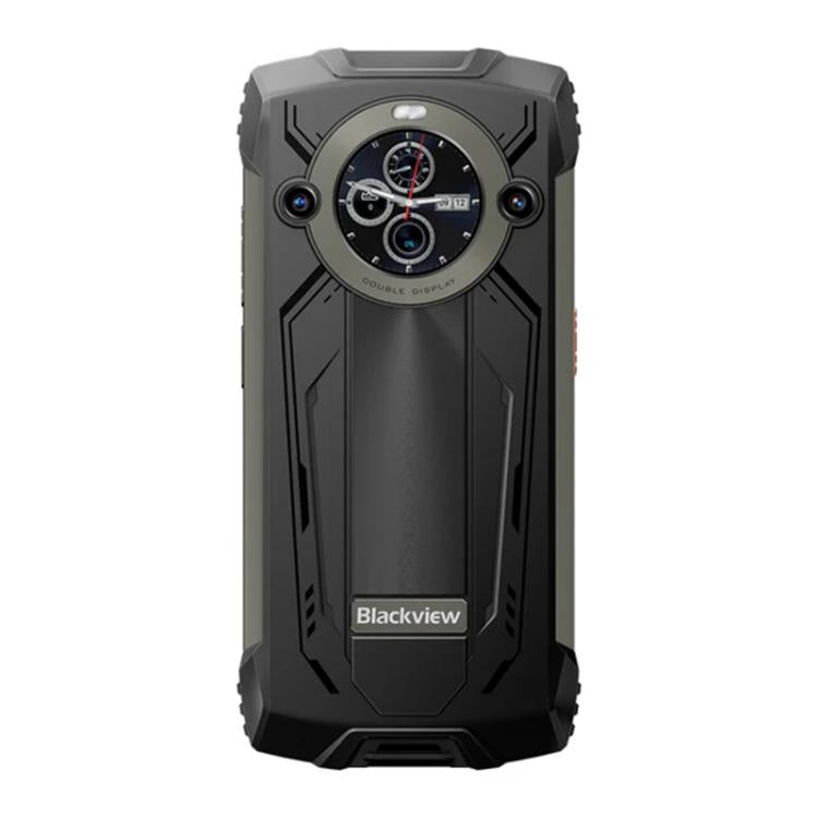 [Entrepôt HK] Téléphone Robuste Blackview BV8200, 12 Go+256 Go, 6,5 pouces + 1,3 pouces Android 14 MediaTekHelio G100 MT8781, Réseau: 4G, NFC (Noir)