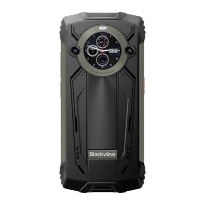 [Entrepôt HK] Téléphone Robuste Blackview BV8200, 12 Go+256 Go, 6,5 pouces + 1,3 pouces Android 14 MediaTekHelio G100 MT8781, Réseau: 4G, NFC (Noir)