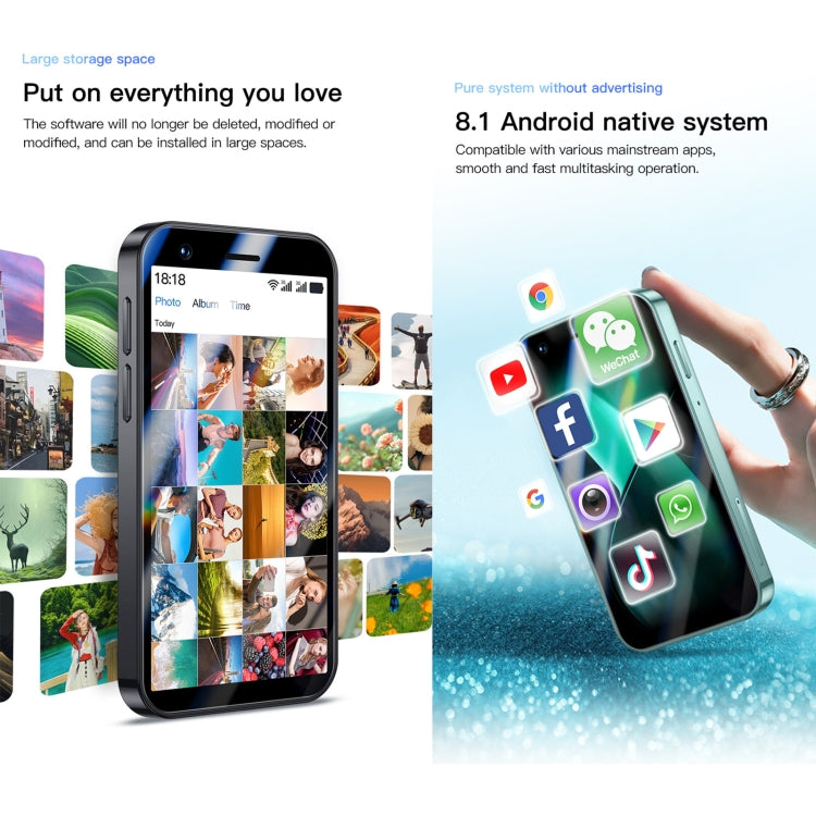 SOYES P70 Pro Max, 1GB+16GB, 3.0 inch Android 8.1 MTK6580 Quad Core, Network: 3G, Dual SIM (Green)