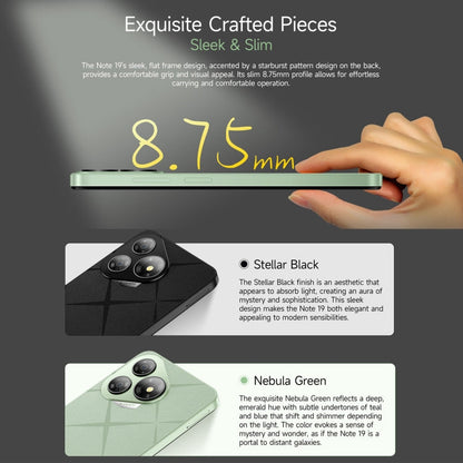 [HK Warehouse] Ulefone Note 19, 3GB+64GB, Face ID & Side Fingerprint, 6.56 inch Android 14 Go Unisoc T603 Octa Core, Network: 4G, Dual SIM, OTG (Black)