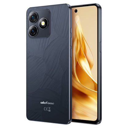 [HK Warehouse] Ulefone Note 18 Pro, 6GB+256GB, Face ID & Side Fingerprint, 6.78 inch Android 14 MediaTek Helio G91 MTK6769 Octa Core, Network: 4G, Dual SIM, OTG, NFC (Lustrous Black)