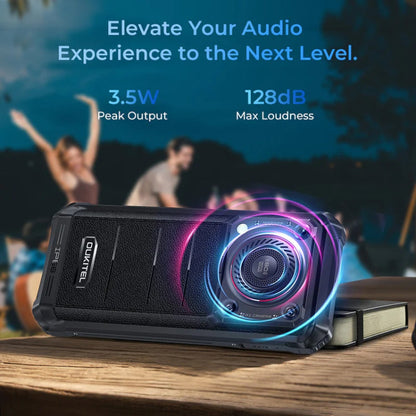 [HK Warehouse] Oukitel WP36 Pro, 6GB+256GB, IP68/IP69K, Fingerprint Identification, 10600mAh, 6.52 inch MediaTek MT8788 Octa Core, NFC, OTG, Network: 4G (Black)