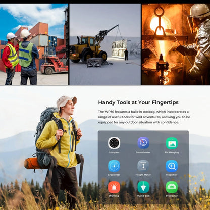 [HK Warehouse] Oukitel WP36 Pro, 6GB+256GB, IP68/IP69K, Fingerprint Identification, 10600mAh, 6.52 inch MediaTek MT8788 Octa Core, NFC, OTG, Network: 4G (Black)