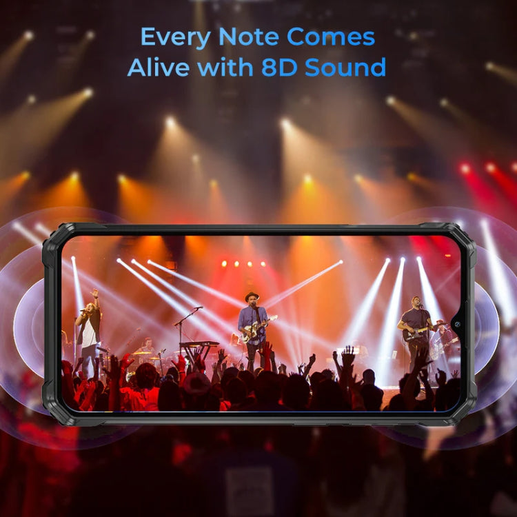 [HK Warehouse] Oukitel WP36 Pro, 6GB+256GB, IP68/IP69K, Fingerprint Identification, 10600mAh, 6.52 inch MediaTek MT8788 Octa Core, NFC, OTG, Network: 4G (Black)