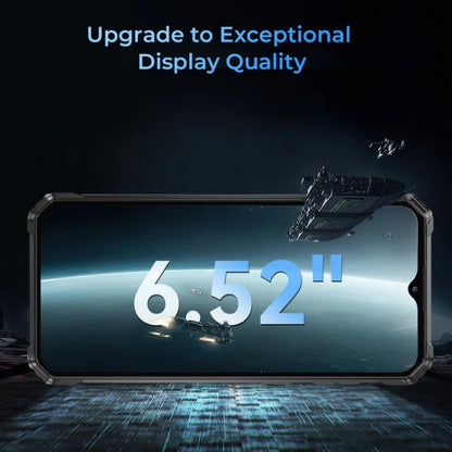 [HK Warehouse] Oukitel WP36 Pro, 6GB+256GB, IP68/IP69K, Fingerprint Identification, 10600mAh, 6.52 inch MediaTek MT8788 Octa Core, NFC, OTG, Network: 4G (Black)