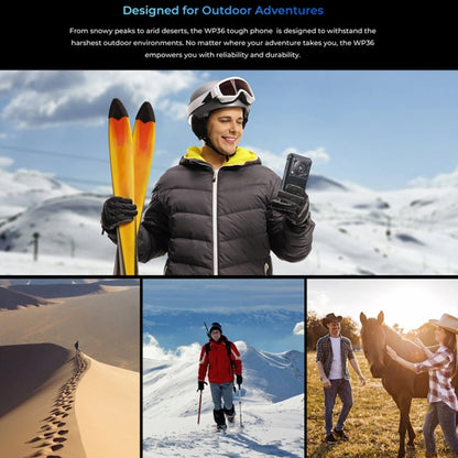 [HK Warehouse] Oukitel WP36 Pro, 6GB+256GB, IP68/IP69K, Fingerprint Identification, 10600mAh, 6.52 inch MediaTek MT8788 Octa Core, NFC, OTG, Network: 4G (Black)